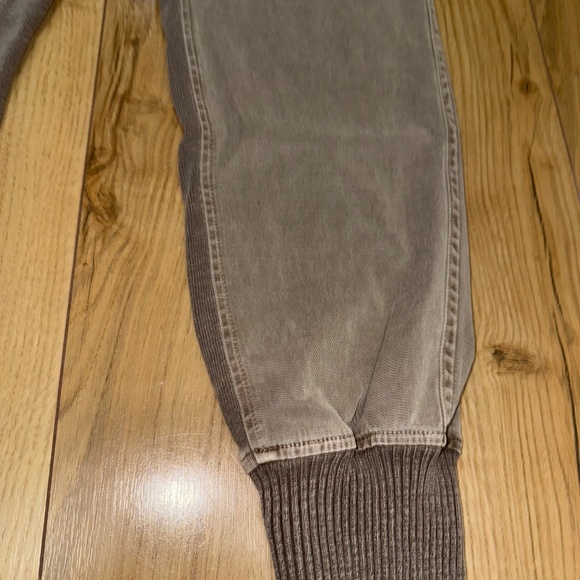 JAMES PERSE - Contrast Sweatpants in Army Green size: 1 - Picture 8 of 13